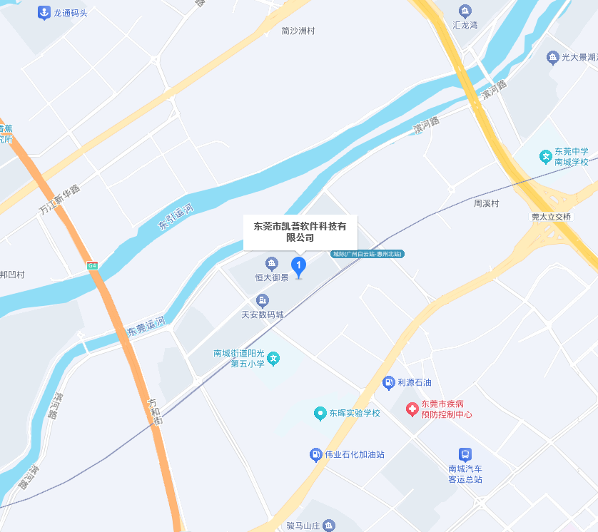 东莞市凯普软件科技有限公司位置地图